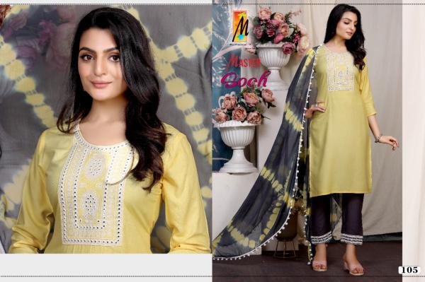 Master Soch Regular Wear Rayon Designer Ready Made Dress Collection